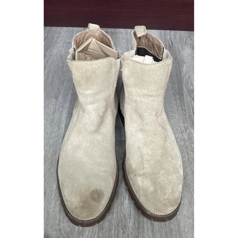 Saks Fifth Avenue Suede‎ Leather Chelsea Boots Men's Size 11 M